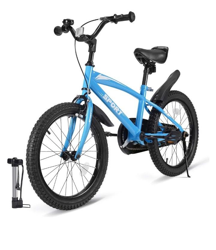 BODIOO 18 Inch Kid Bike Kid Bicycle for Boys Girls