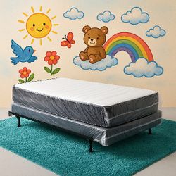 NEW Twin MATTRESS and BOX SPRING. Bed frame not included👍