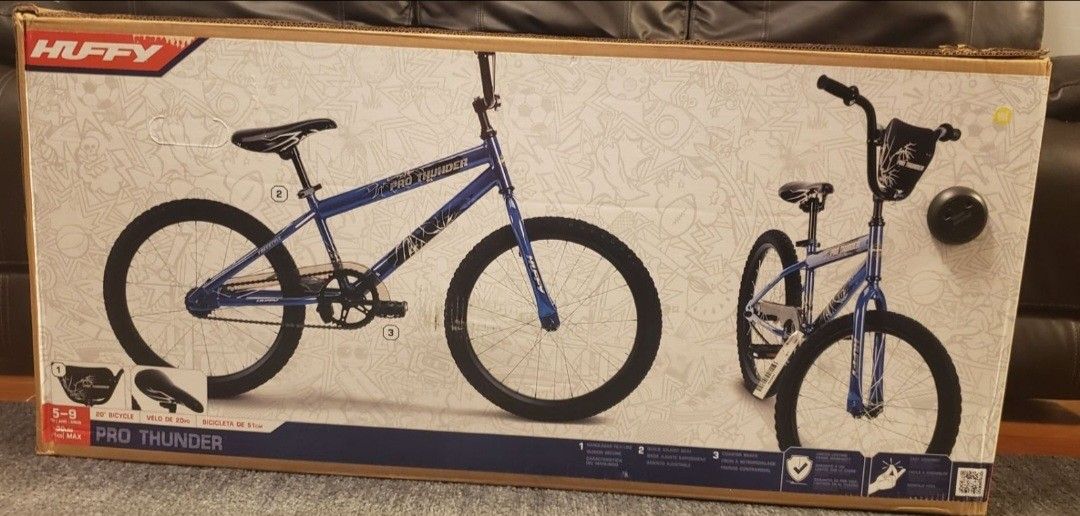 Huffy Pro Thunder Kids Bike 20 Blue