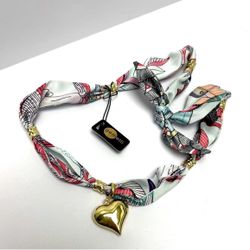 New With Tag ⚜️🩵⚜️ Gemelli Viral gorgeous adjustable scarf necklace