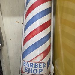 Antique Barber Shop Sign