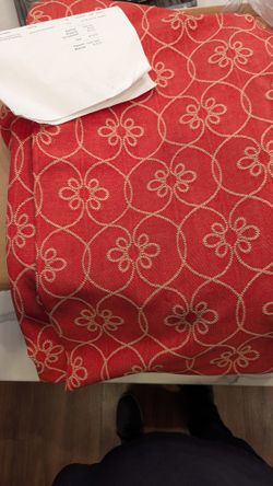 Fabric Red Upholstery