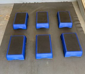 Set of 6 Adjustable Aerobic Step Platforms – Commercial Gym Quality