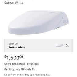 Top Unit For TOTO Neorest Brand New Unopened TCF9768WU