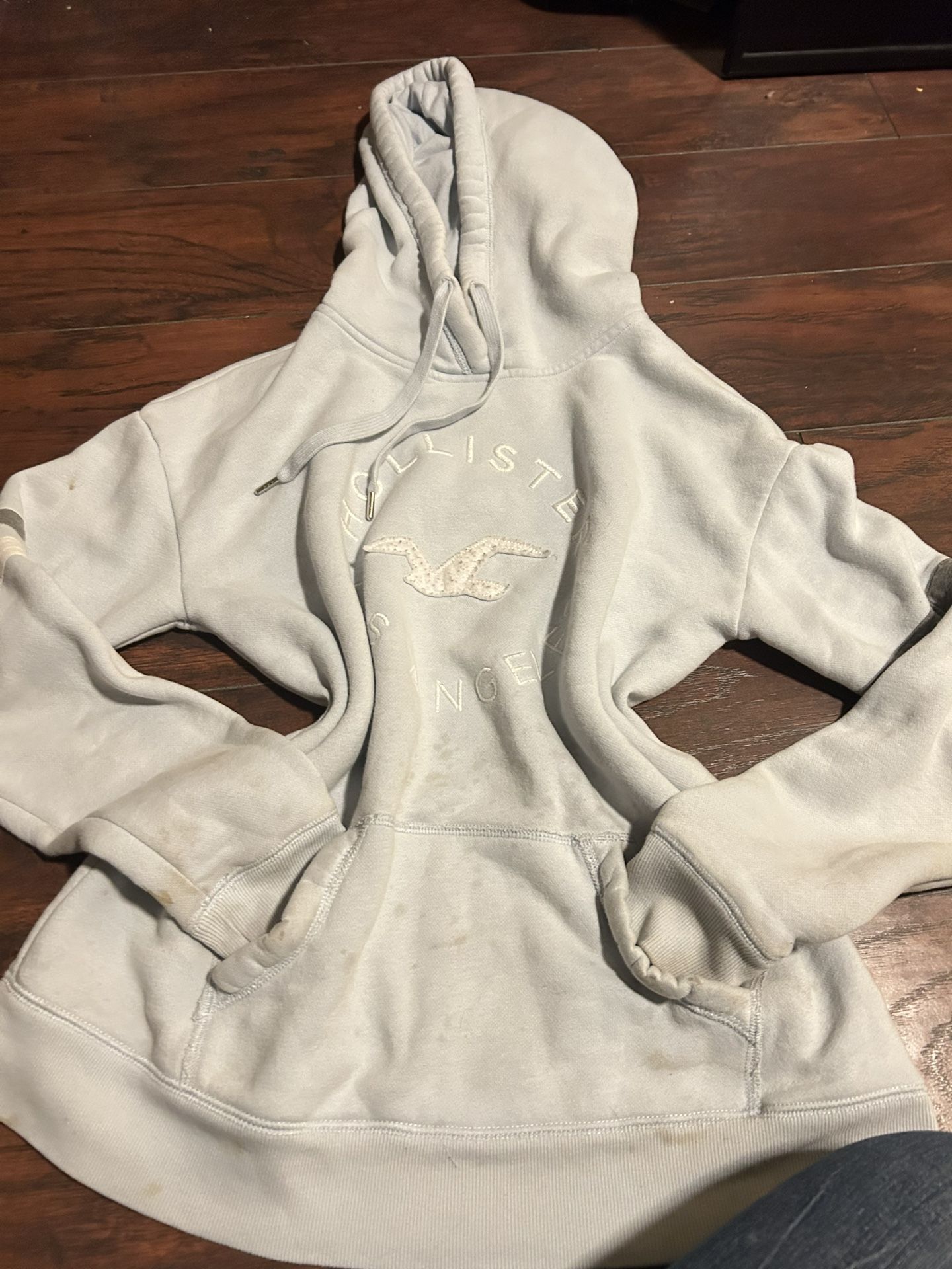 Light Blue Vintage Hollister Hoodie