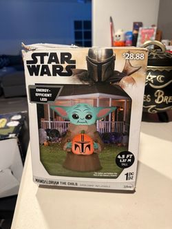 Mandalorian the child inflatable