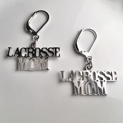 Lacrosse MOM Sterling Silver Earrings