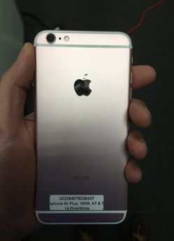 iPhone 6s Plus rose gold factory unlocked