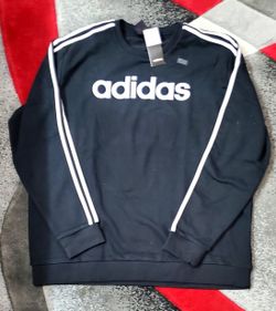 Original Adidas Black Crew Neck