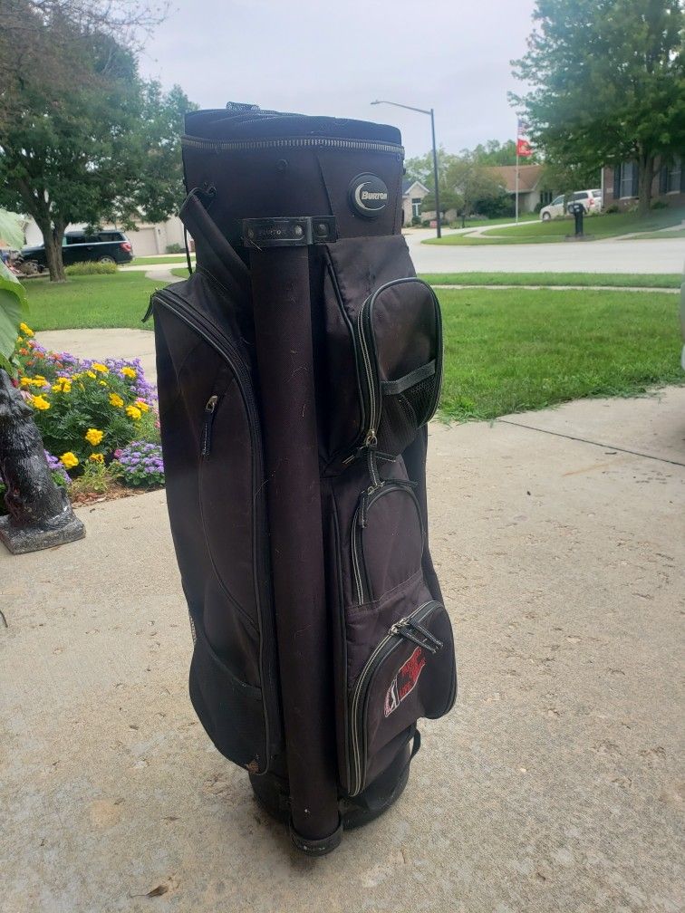 PGA Tour Partners Club Lifetime Member Burton Golf Bag 13 Way Divider Black