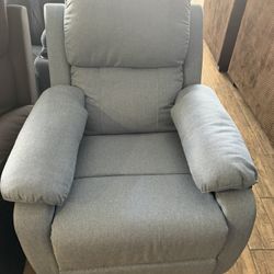 Baby Blue Recliner/Rocker 