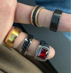 Stainless Steel Men’s Rings