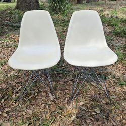Dinning Chairs Set of 2 Metal Legs