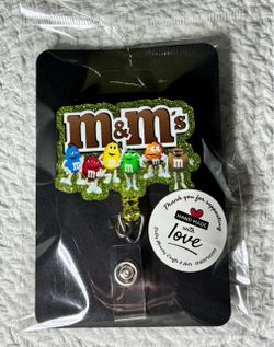 M&Ms Badge Reel