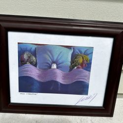 Dogus Interruptus Signed Print By Jeff Leedy Wall Art decor 