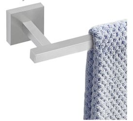Towel Bar Brushed Nickel, 31 Inch 304 Stainless Steel Bathroom Towel Rack, Towel Holder Bathroom Accessories Wall Mounted, Total Length 33 Inch. 0096