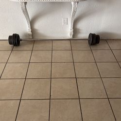 Weights And Barbell