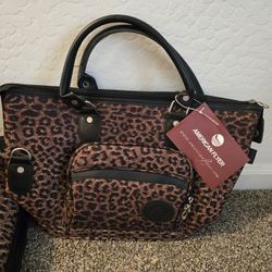 Luggage - American Flyer Leopard Print