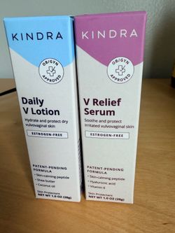 Kindra Daily V lotion & V relief serum