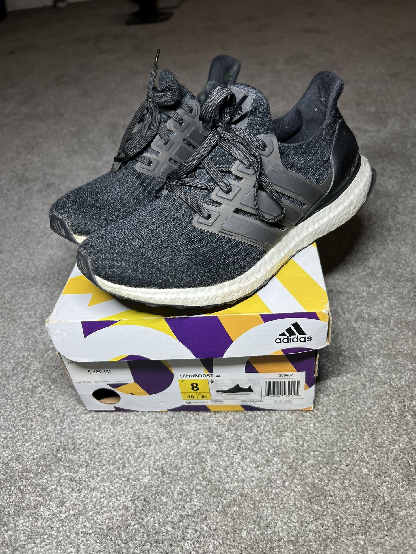 Size 8 women’s adidas ultra boost