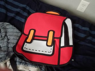3d cartoon backpack