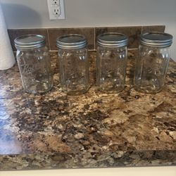 4 Ball Wide Mouth Jars & 4 Ball Mason Jars 