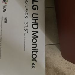New 32in LG UHD Monitor 