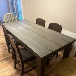 Table And 6 Chairs