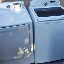 SAMSUNG SET WASHER AND ELECTRIC DRYER WORKING PERFECT 30 DAYS WARRANTY 