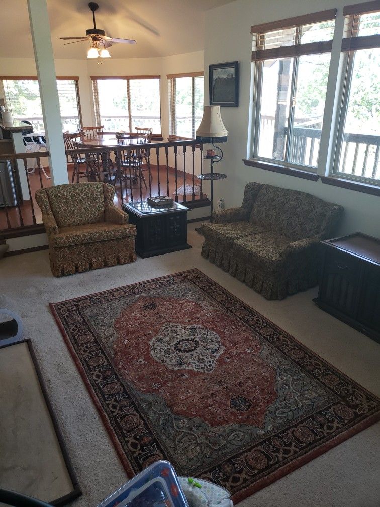 Vintage Love Seat & Chairs