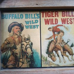 Antique Rodeo Show Framed Poster