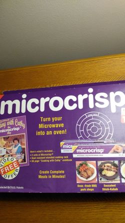 Microcrisp microwave cooker