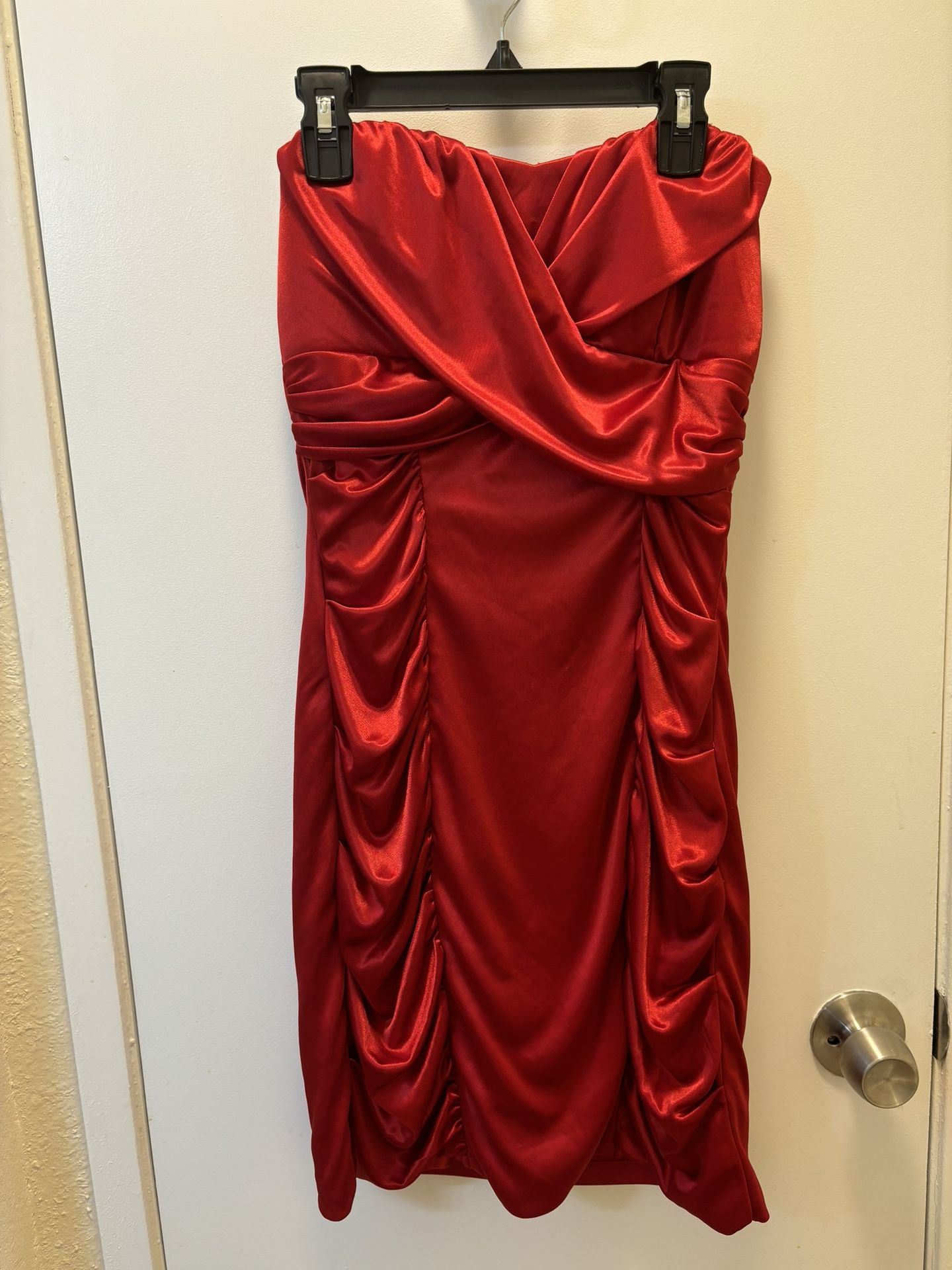 Little Red Dress—Strapless