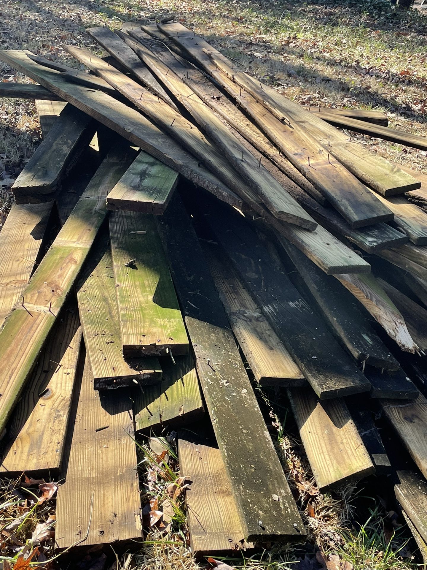 Wood Decking Material