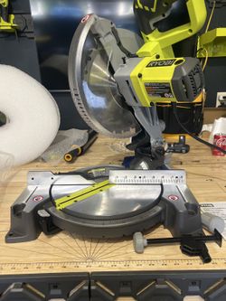 RYOBI TS1346 14A 10" Compound Miter Saw with LED - Tested Working