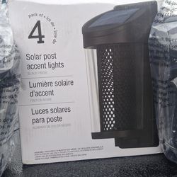 Solar post lights