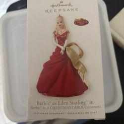 Collectible Barbie, hallmark keepsake ornament
