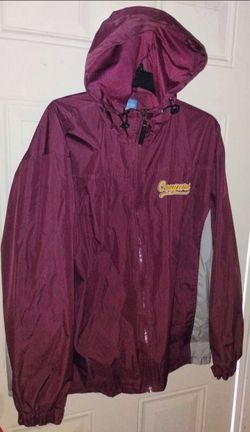 FIRM IN MERCED‼️GV Cougars Maroon Zip-Up Windbreaker Jacket SIZE MEDIUM