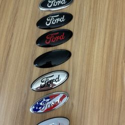 FORD 7 Inch Front Grille Tailgate Logo Emblem 3D Oval 3M Adhesive F150 F250 F350