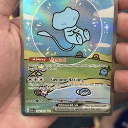 bubble mew paldean fates