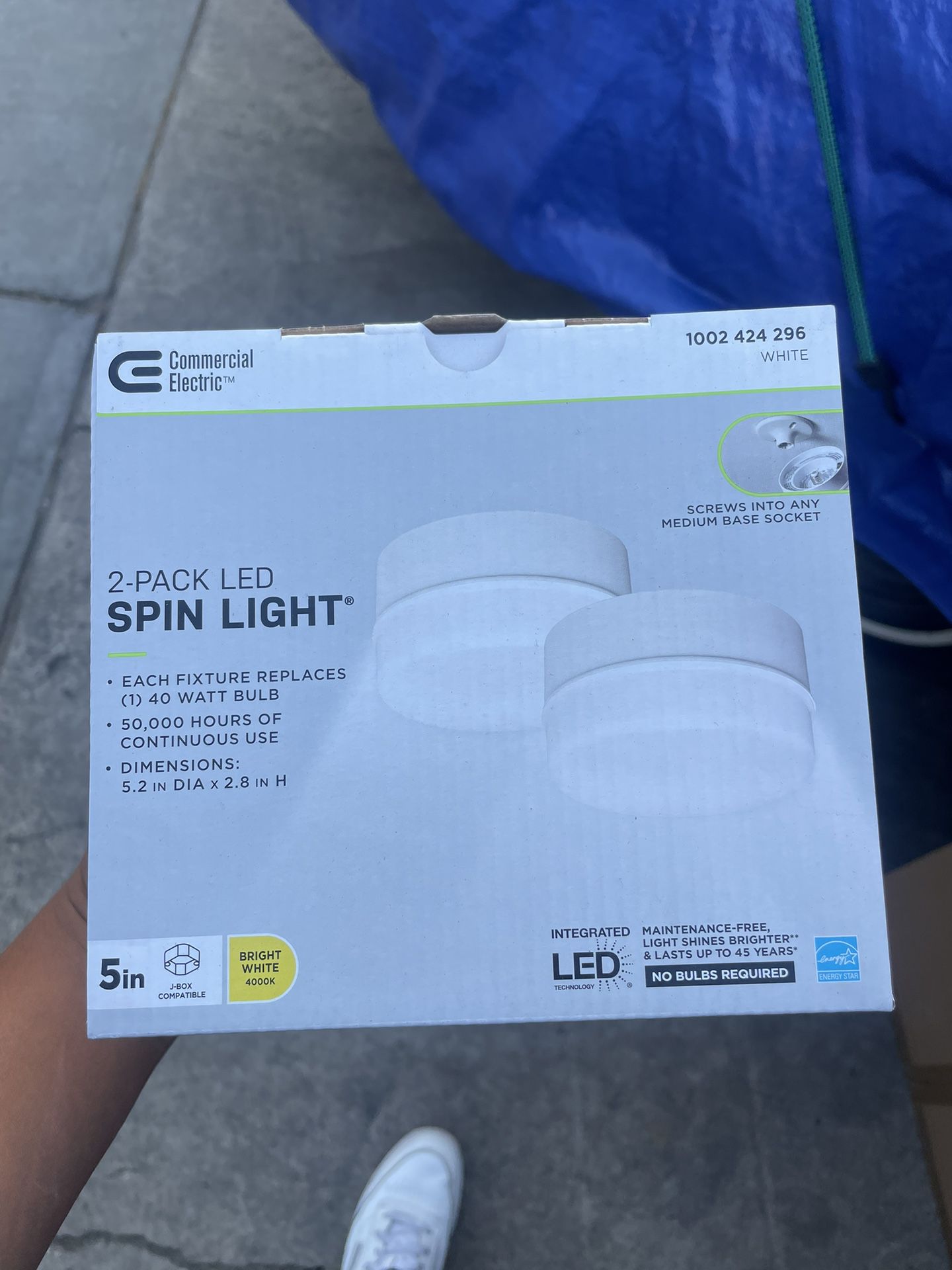2 Pack Spin Light 