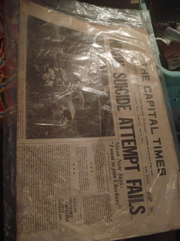 Nixon Suicide Attempt 1973