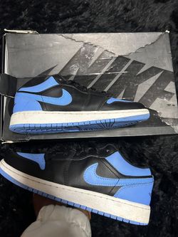 Air Jordan 1 Low GS 'University Blue' 553560-041 Blue/Black/White Size 6 Youth