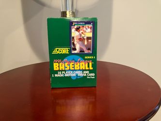 Score 1991 Major League Baseball Series 1