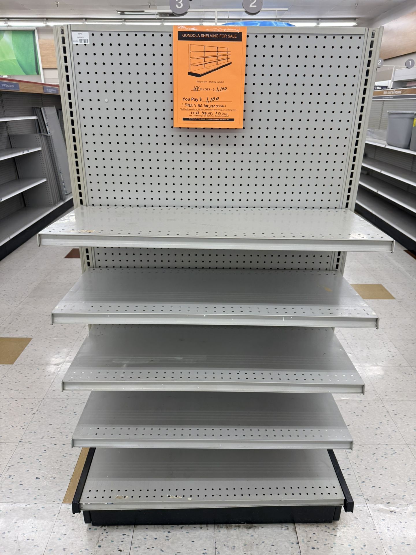 Metal Gondola Shelving