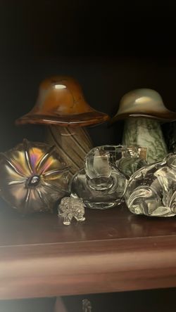 Art Glass Animals And Paperweights Some With Glow Prices Vary From 10:00- 80.00