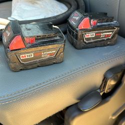 Milwaukee M18 Batteries 