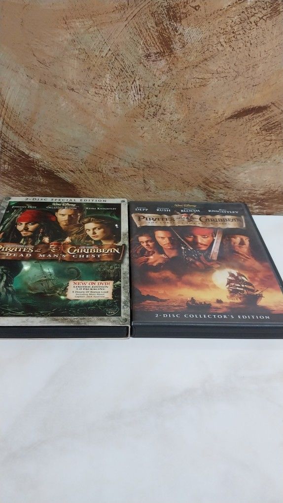 Two DVD Pirates Of The Caribbean