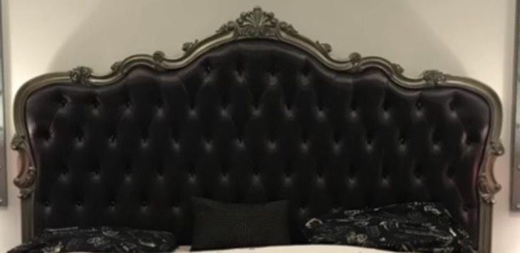 Back On Market Purple King Headboard And Footboard