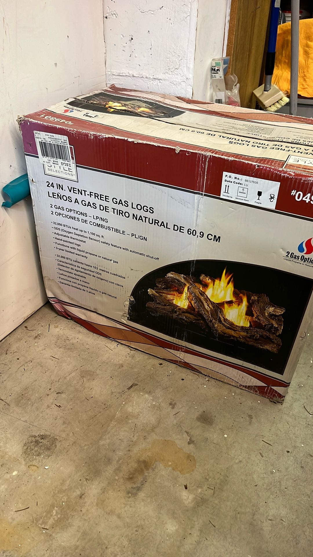 Vent Free Gas Logs for Fireplace